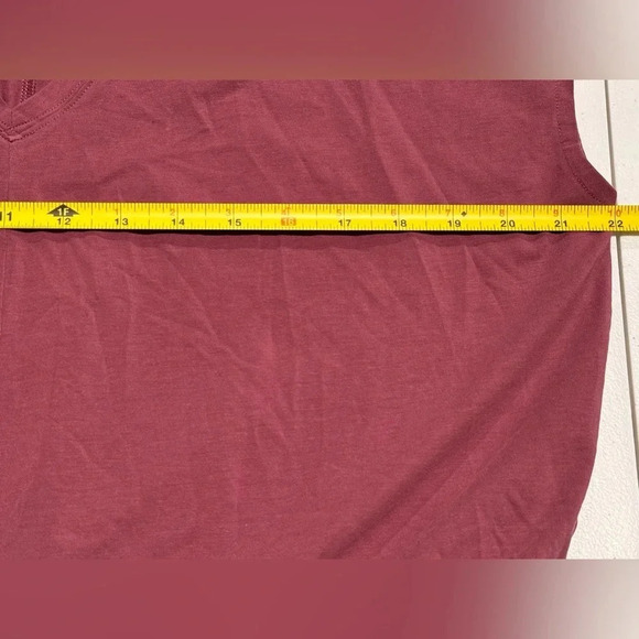 Athleta Size LT Tawny Rose Willow Drawstring Jumpsuit Athleisure Casual Comfort - Picture 4 of 5